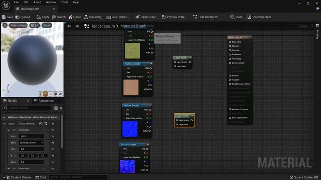 Unreal Engine 5 Landscape Material (beginner tutorial) смотреть онлайн