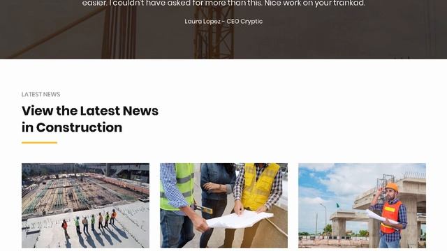 Trankad - Construction WordPress Theme | Themeforest Templates смотреть онлайн