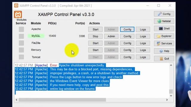 [Solved] XAMPP Error: MySQL Shutdown Unexpectedly in Bangla | phpMyAdmin doesn't work | #XAMPP смотреть онлайн