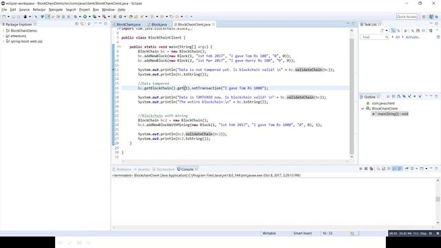 Introduction to BlockChain Programming In Java With Mining & Proof Of Work by Debajani Mohanty смотреть онлайн