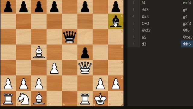 №35 Королевский гамбит, вариант Полерио (4....g4) Тест на знание дебюта смотреть онлайн