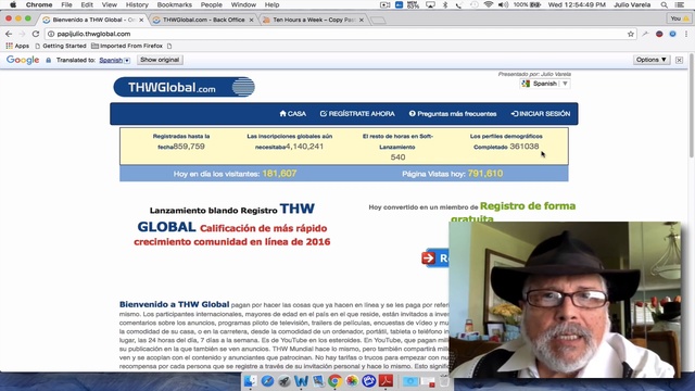 THW Global Charla Julio (papijulio) Varela Agosto 16, 2016 смотреть онлайн