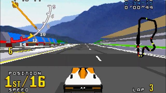 VR Virtua Racing (Sega Saturn) || смотреть онлайн