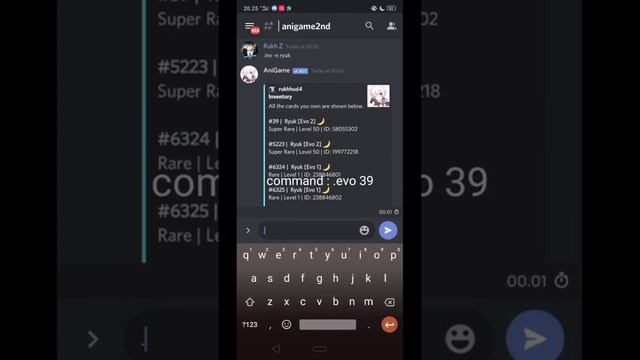How to Enhance and Evolve Cards in Anigame Bot смотреть онлайн