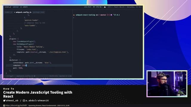 Create Modern JavaScript Tooling with React #10-Setup WebpackDevServer & Enable HotModuleReplacemen смотреть онлайн