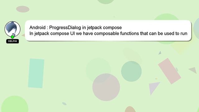 Android : ProgressDialog in jetpack compose смотреть онлайн