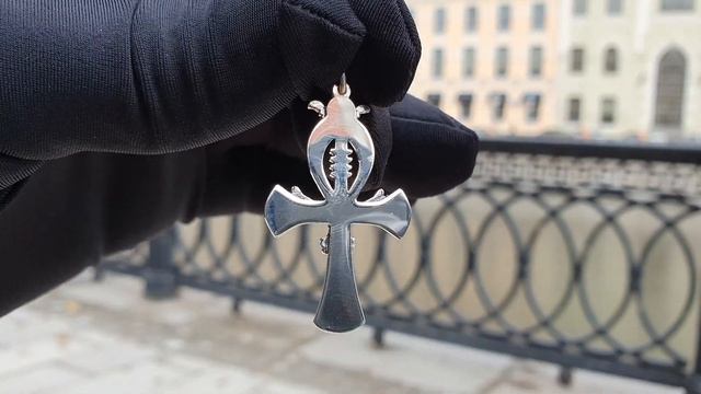 Серебряный египетский крест Анкх смотреть онлайн