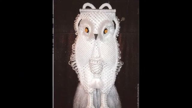 Панно Совы в технике макраме смотреть онлайн