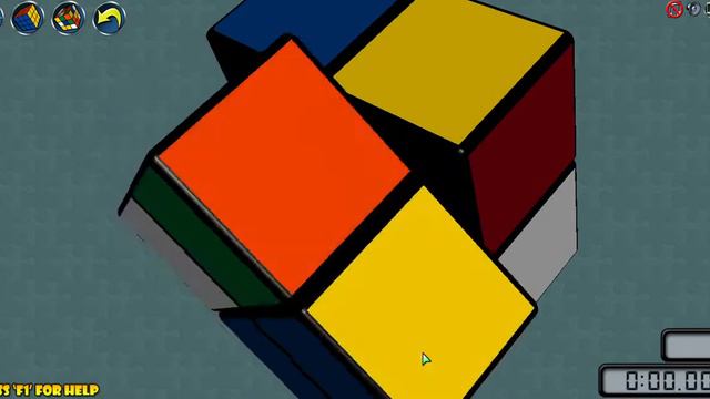Виртуальный КУБИК РУБИКА 20*20 - Gabbasoft Cube Demo смотреть онлайн