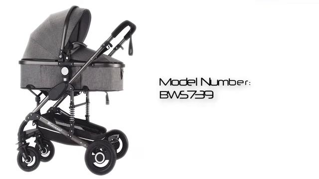 Folding Carriage Gold Baby Stroller Newborn Stroller смотреть онлайн