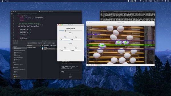 Egg Detection with OpenCV and Python