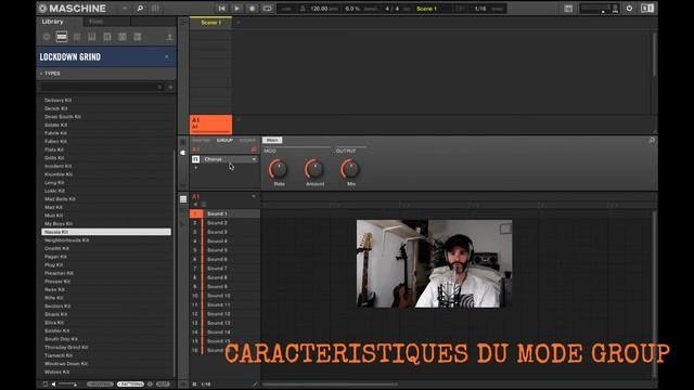 TUTO les bases de Maschine2 Native Instruments : LE MODE SOUND ET GROUP DE MASCHINE 2 - Débutant смотреть онлайн