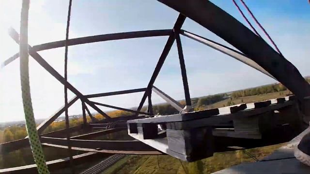 ПРЫЖОК С ВЫШКИ ЛЭП!40 метров.GoPro Hero 7.ropejumping смотреть онлайн