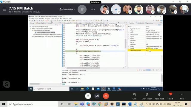 #129 JDBC Transaction | Statement, Prepared Statement | MySQL Database | Surya Sir Java | Java смотреть онлайн