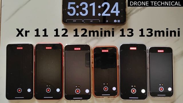 iPhone 13 vs 13mini vs 12 vs 12mini vs 11 vs Xr Full Battery Drain Test in 2023|| Shocking Results! смотреть онлайн