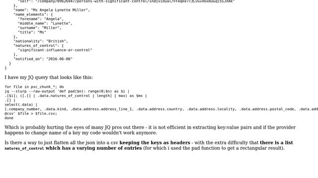 JSON -＞ csv creating header line and padding header if found empty field смотреть онлайн