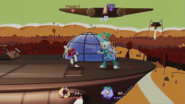 Nickelodeon All Star Brawl Oblina VS Jenny смотреть онлайн