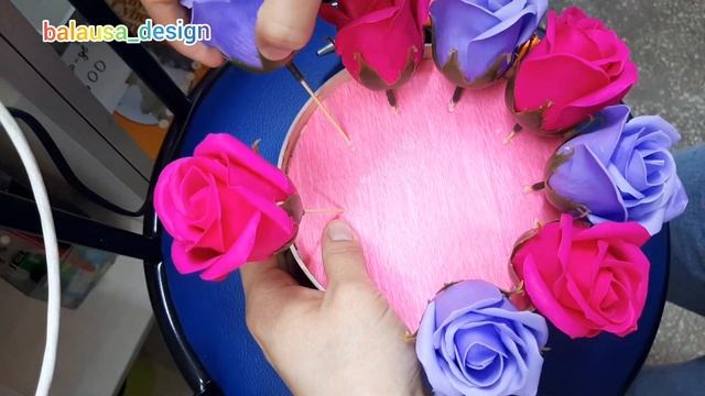 Мыльные розы своими руками. Сборка букета роз смотреть онлайн