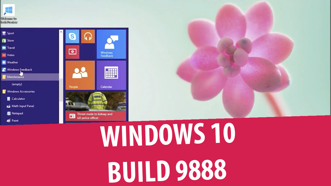 Установка Windows 10 Technical Preview build 9888 смотреть онлайн