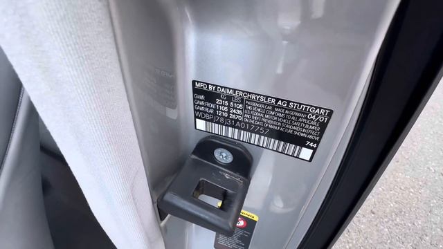 2001 Mercedes-Benz CL600 with 28k miles. Interior video 12/13/23 смотреть онлайн