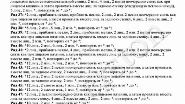 Вяжем теплую зимнюю шапку с ажурным узором и помпоном спицами смотреть онлайн