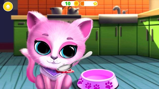 Play Kiki & Fifi Pet Friends - Virtual Cat & Dog Game - Cute Pet Care & Dress Up Games For Kids смотреть онлайн
