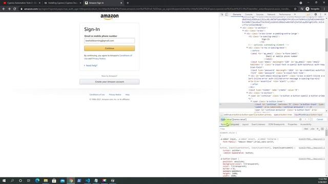 Cypress Automation 3 Amazon Login Trial Custom login function in one go смотреть онлайн
