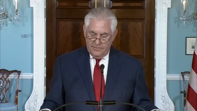 Secretary Of State Rex Tillerson Delivers Statement On Sanctions, North Korea And More | TIME смотреть онлайн