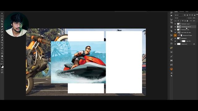 How To Make GTA 5 Thumbnail In Photoshop | GTA 5 Thumbnail Tutorial | Free PSD File | In Telugu | смотреть онлайн