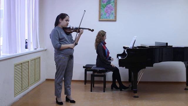 Г. Гендель Соната N°3 Фа мажор для скрипки. 1 часть-Адажио. смотреть онлайн