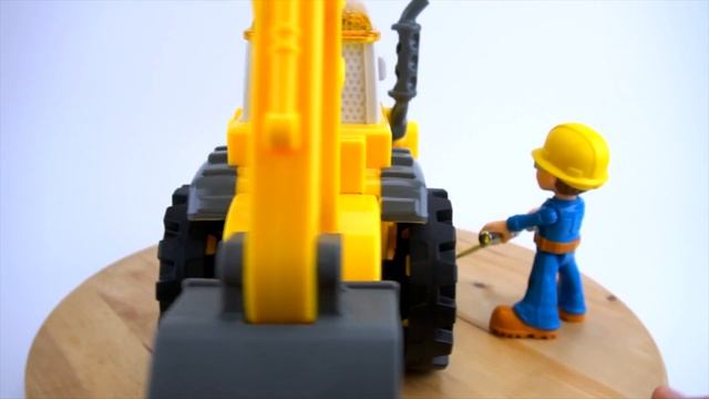BOB THE BUILDER TOYS SCOOP AND MAGIC SURPRISE EGG MAKE BOB BIG WITH NEW TOOLS!! смотреть онлайн