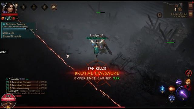 DON'T CLICK ON THIS - Trying Out Primary Build For Wizards In Endless Defense Mode - Diablo Immorta смотреть онлайн