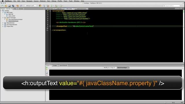 JSF 2.2 : Displaying UI Elements : Part 1 : h outputText and rendered смотреть онлайн