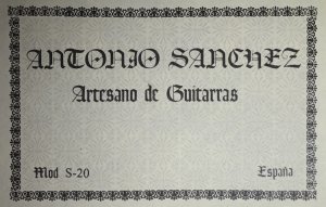 Гитара Antonio Sanchez S-20 - Strangers in The Night - Frank Sinatra.