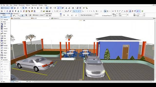 how to designing a car parking lot in archicad смотреть онлайн