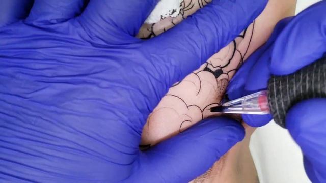 Como fazer tatuagem geek / time lapse tattoo смотреть онлайн