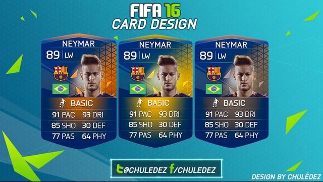 FIFA 16 ULTIMATE TEAM NEW CARD DESIGN! смотреть онлайн