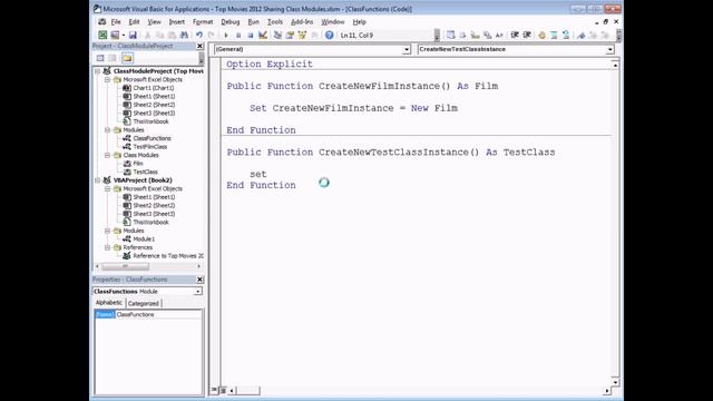 Excel VBA Introduction Part 36 - Using Class Modules in Other Projects смотреть онлайн