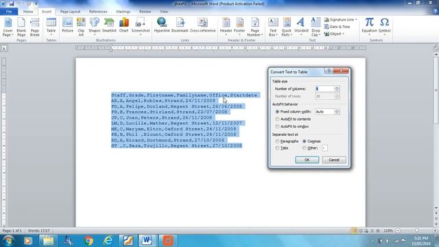 Opening .csv files in MS Word смотреть онлайн