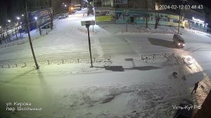 Момент ДТП ул.Кирова    12.01.2024