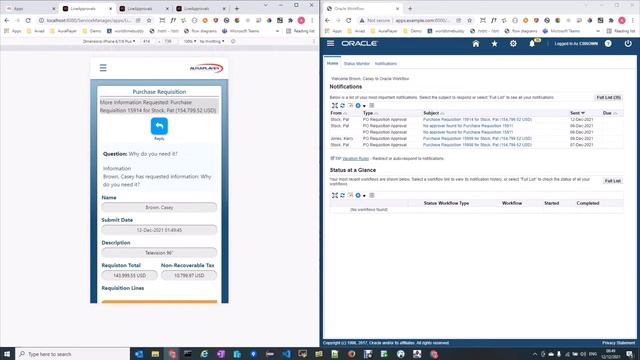 Mobile Oracle WorkFlow- PO Approval Process: Oracle EBS to Mobile смотреть онлайн