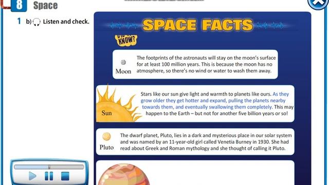 Action 10 module 8 Space Facts text version смотреть онлайн