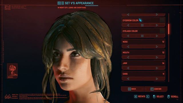Cyberpunk 2077 super cute female character creation Ana de Armas inspired смотреть онлайн