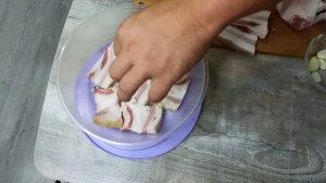 Сало сухого посола.Грудинка с чесноком.
