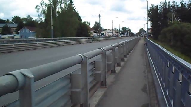 Велиж Смоленская область. На мосту.Ещё целый! Лето 2014 год. смотреть онлайн