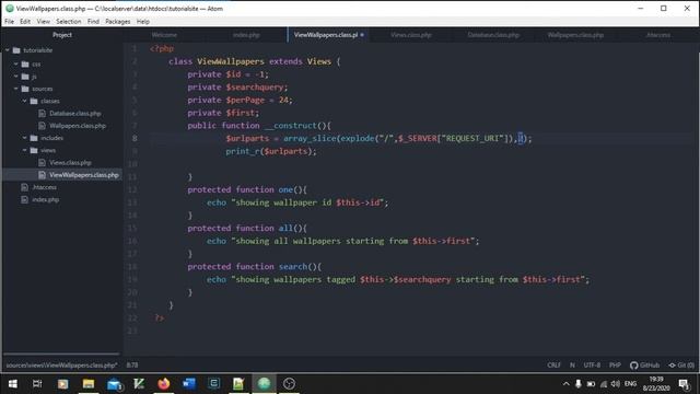 Creating A Real Website with PHP Object Oriented part 5 URL Handling, Views and website behavio смотреть онлайн