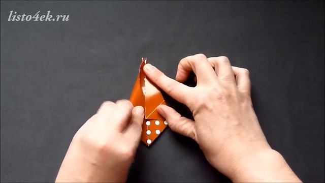 Как сделать курицу из бумаги. Поделка к Пасхе смотреть онлайн