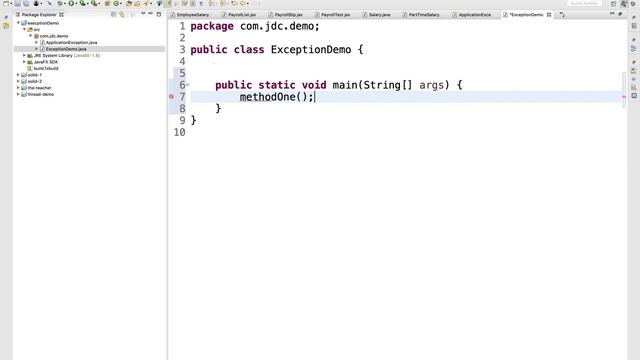 SE03-08 Custom Exceptions смотреть онлайн