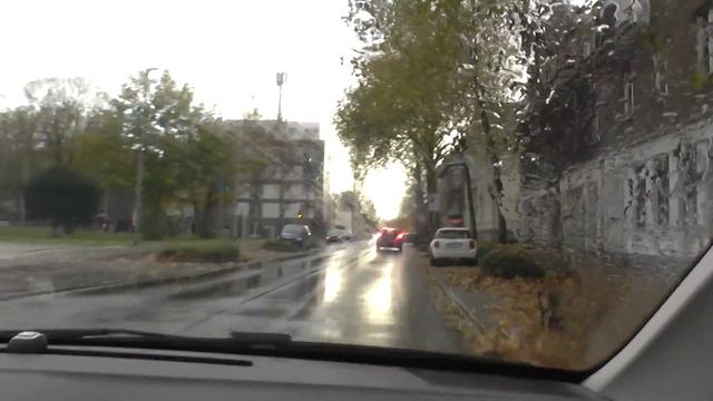 Германия из машины. Едем к древнему замку! Город Клеве, Kleve (Germany). смотреть онлайн