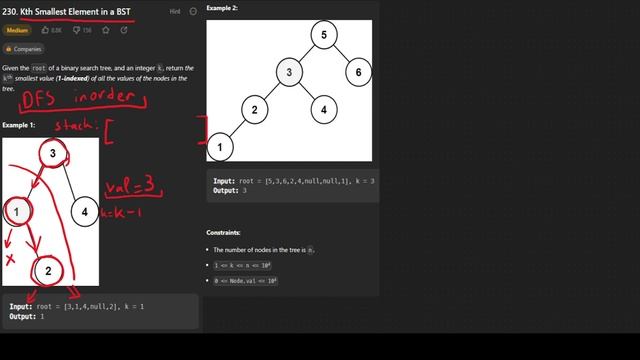 Рассказываю о разных способах обхода деревьев ?? | LeetCode №017 - Kth Smallest Element in a BST смотреть онлайн